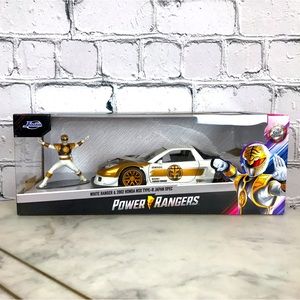 Jada Toys Power Rangers 2002 Honda NSX Type-R Japan Spec Sports Car White Ranger